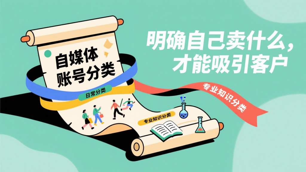 自媒体账号按内容方向如何分类？一篇搞懂内容定位！