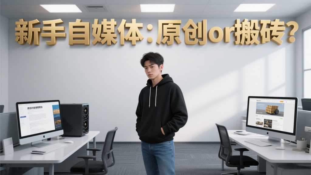 新手做自媒体选原创还是搬砖？3 分钟看懂两者核心区别