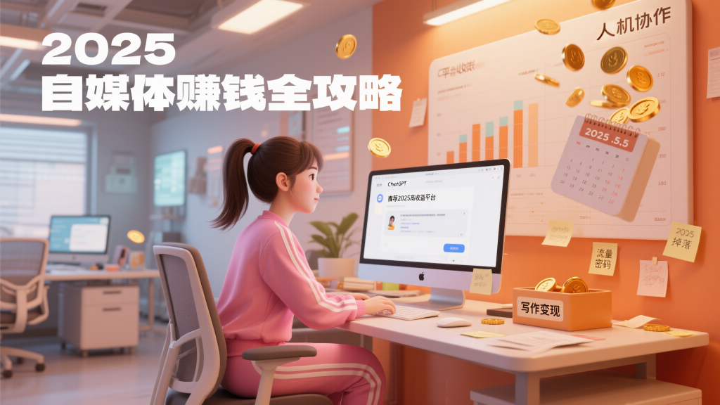 2025 自媒体平台赚钱攻略：5 大高收益渠道实测，新手变现零粉丝起步！