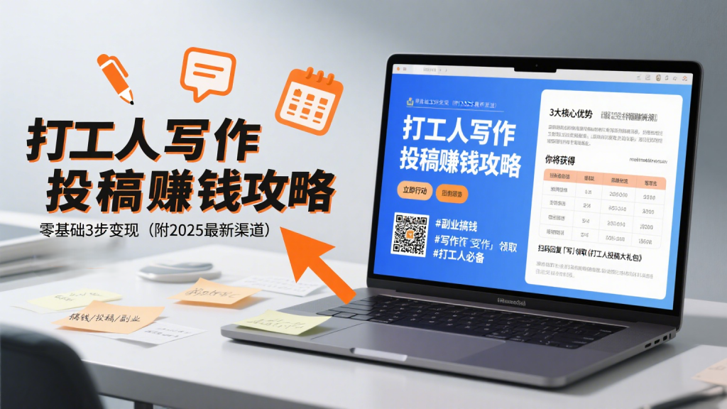 怎么写作投稿赚钱？打工人零基础 3 步变现攻略！