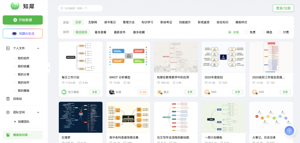 知犀AI思维导图
